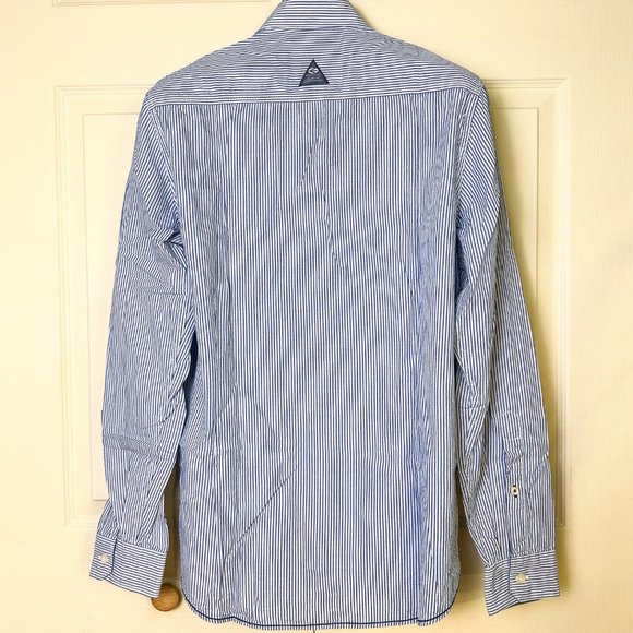 Energie- Mens casual button down stripe shirt - Picture 3 of 8